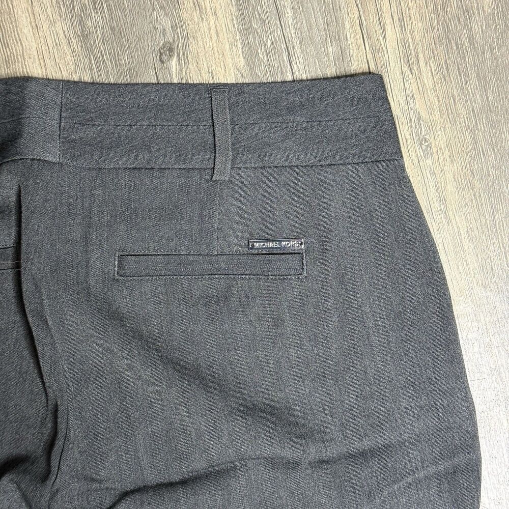 Michael Kors Basics Dress Pants Womens 4 Gray Slim Work Career Office NWT - Picture 8 of 8
